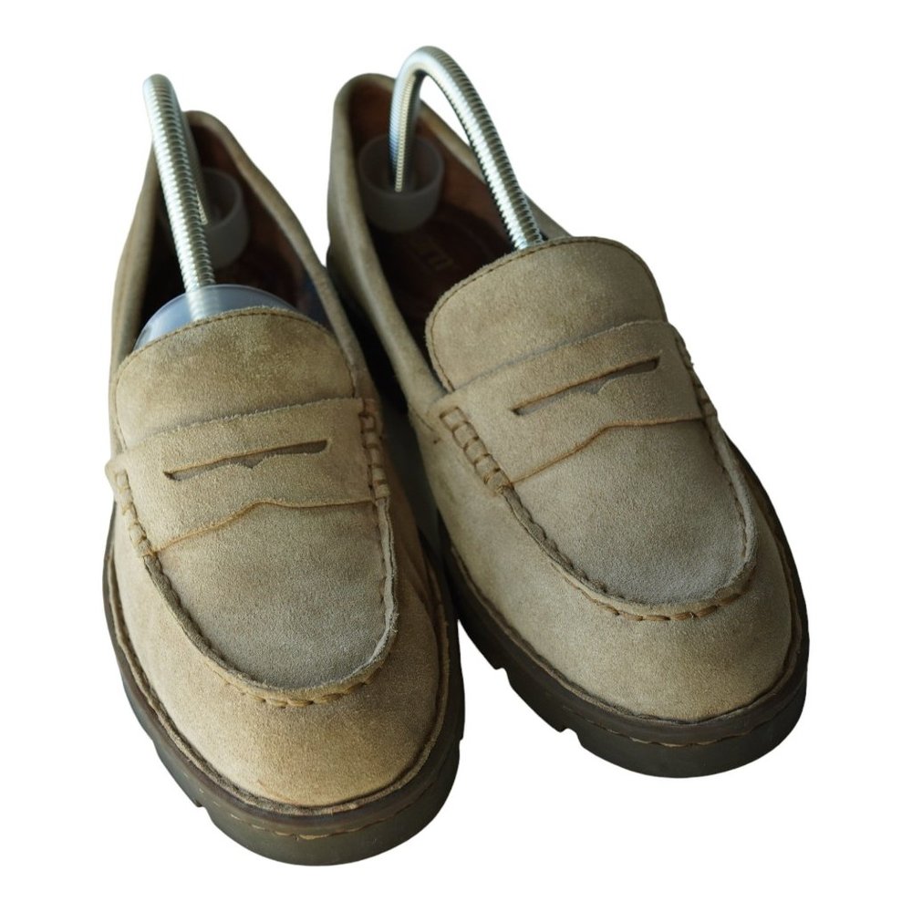 Born Women’s Suede Penny Loafers in Light Taupe